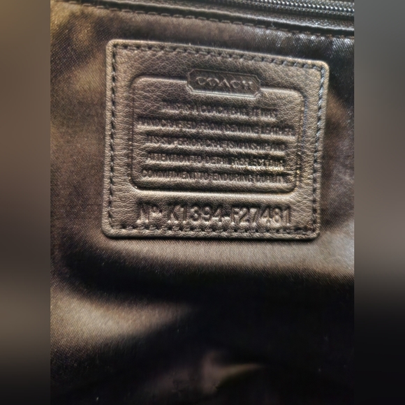 COACH Taylor Leather Flap Shoulder Purse - Picture 8 of 11